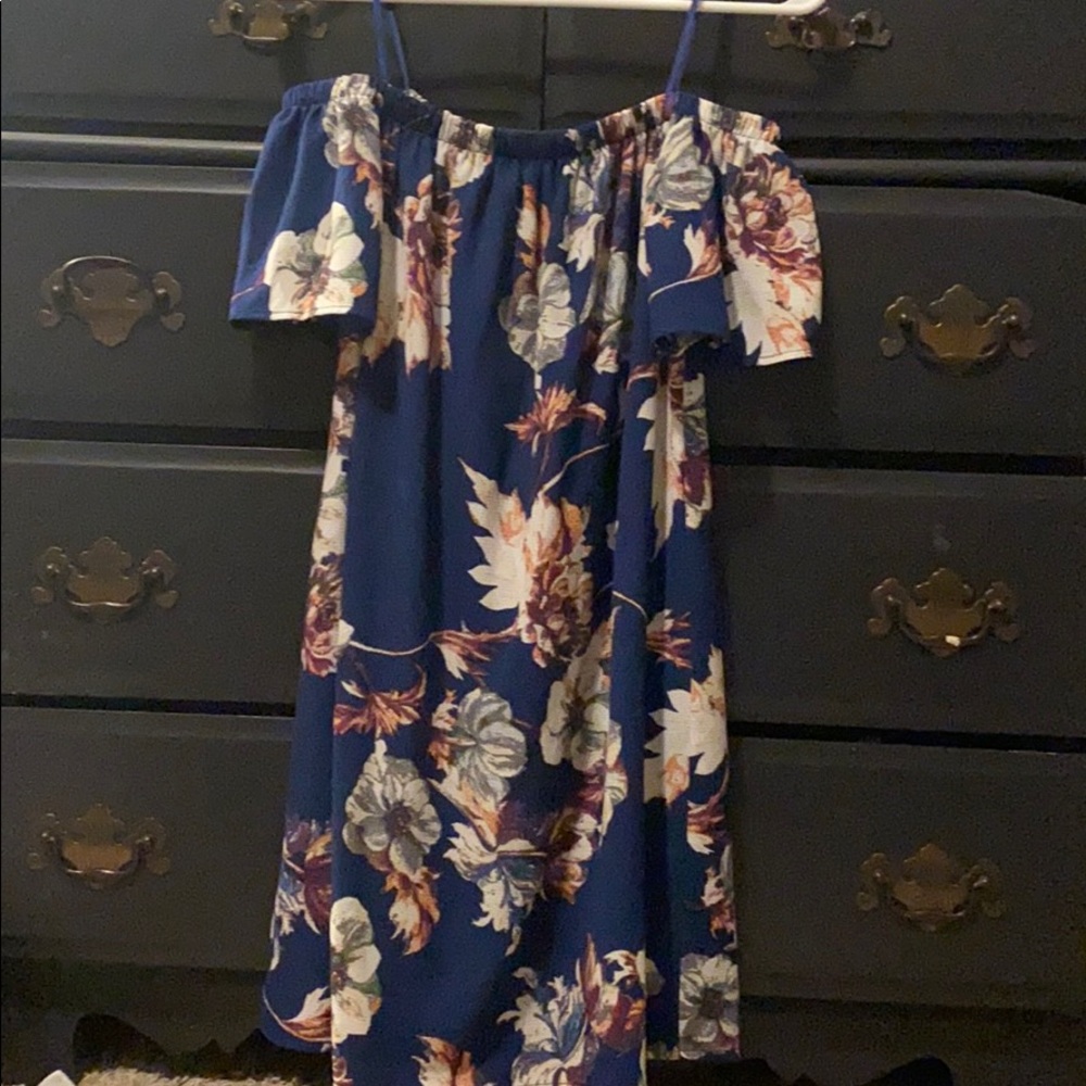 Off the shoulder floral dress